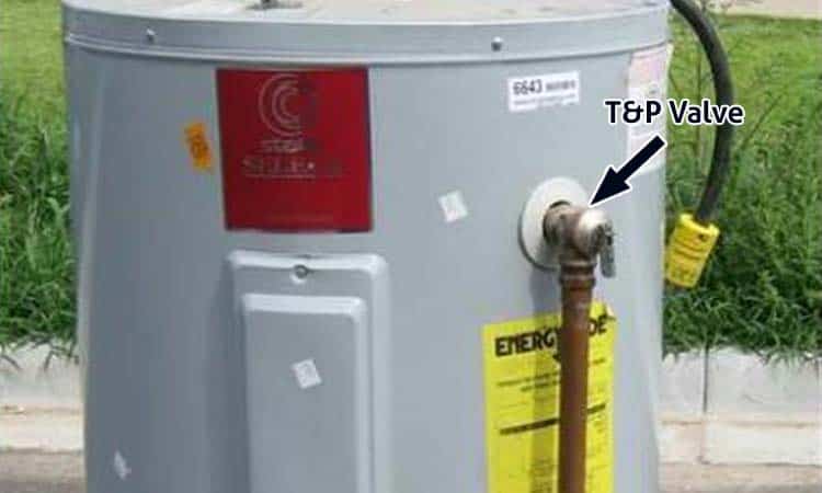state select gas water heater t&p valve