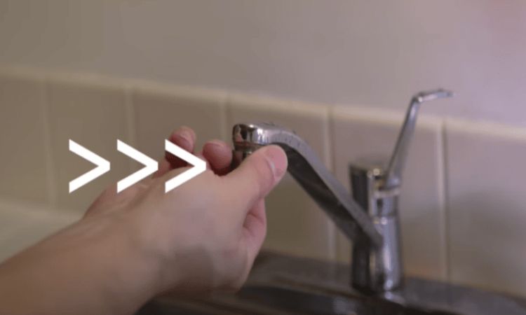 dirty or clogged aerator