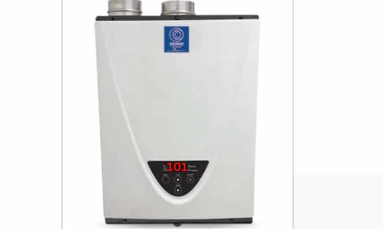 State Select water heater light codes