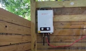 camplux water heater too hot