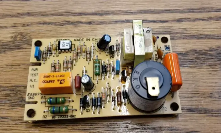 faulty control board of suburban water heater