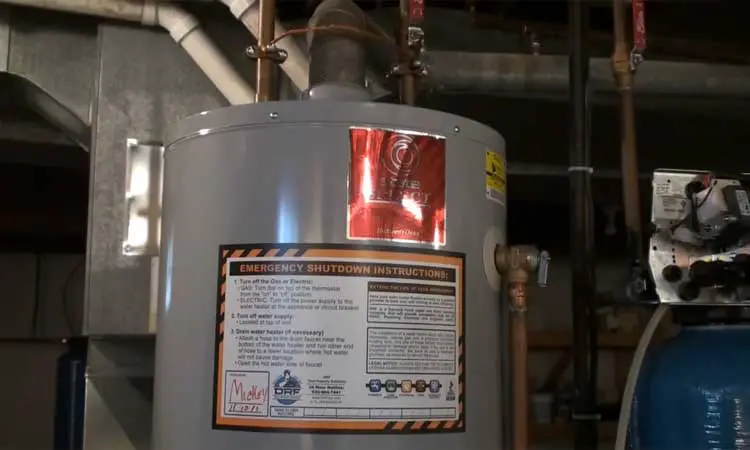 state select old gas water heater