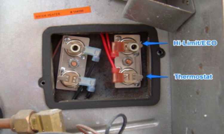 tripped high limit switch of suburban water heater