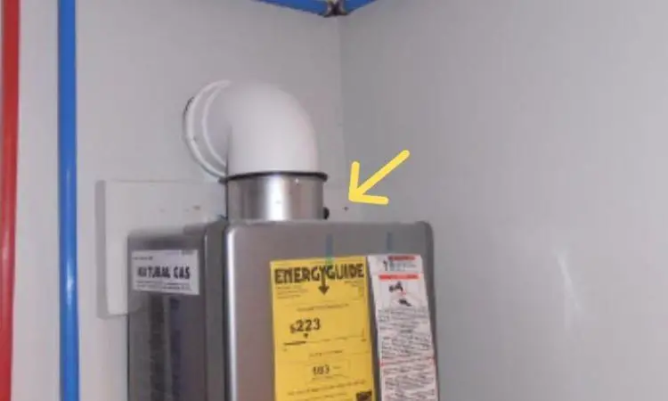 poor venting system of rheem tankless water heater