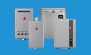 rheem tankless water heater no hot water