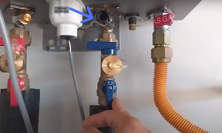 water filter of rheem tankless water heater.