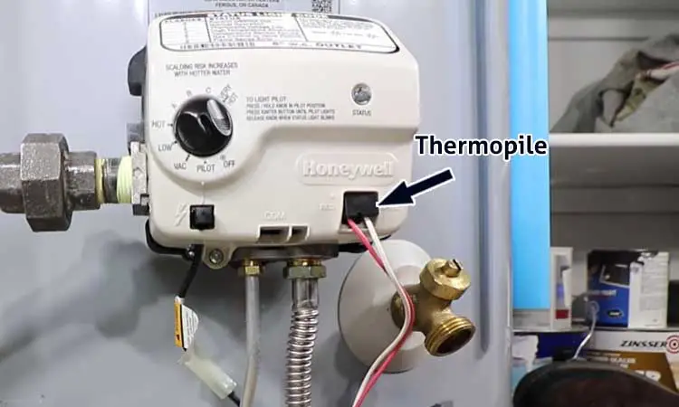 thermopile of rheem water heater