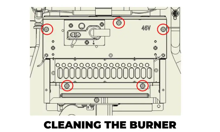 burner of takagi tankless water heater